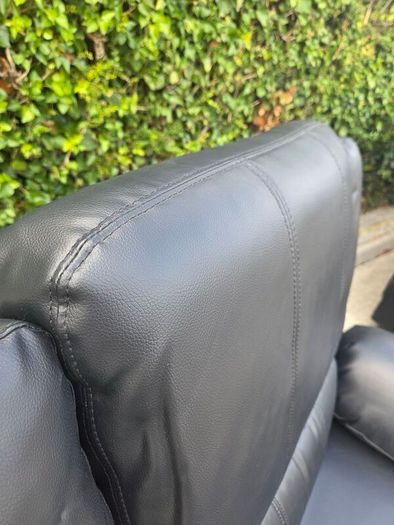 Grey Or Black 3+2+1 Leather All Recliner Sofa Sets