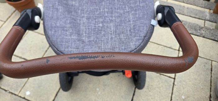 BUNDLE  Stokke pram, next to me cot and Nuna leaf grow  (excellent condition)