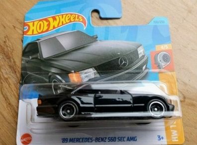 Hot Wheels '89 Mercedes-Benz 560 SEC AMG Black