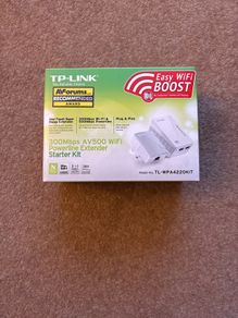 TP Link Wifi Powerline Extender Starter Kit