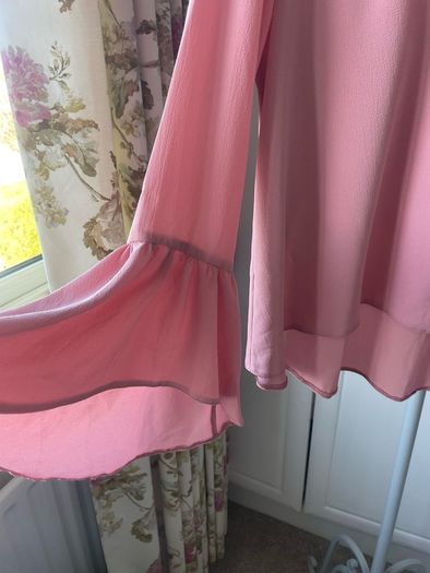 blouse Bnwt size 10 dusky pink high neck blouse