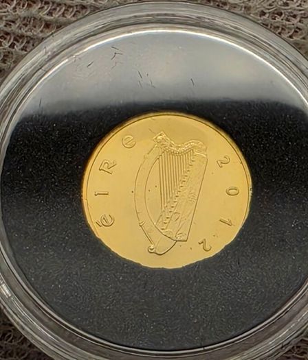 Ireland 2012 Silver and Gold Proof Coin Set Michael Collins 1890-1922 Commemorative Coins in Original Holder with COA