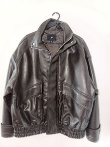 H&M Bomber leather jacket