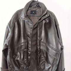 H&M Bomber leather jacket