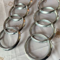 Genuine Audi Front Grille Chrome Rings Emblem Badge - OEM