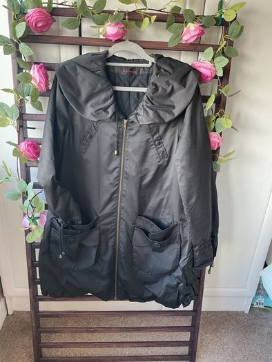 jacket miss selfridge shawl collar parka inspired jacket size 12