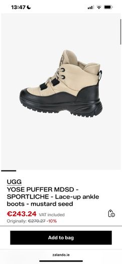 UGG boots UK5 brand new