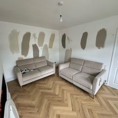 Two Natuzzi 2 seater sofa (Inc recliner)