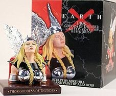 Marvel Earth X Female Thor Goddess of Thunder Bust Design by Alex Ross