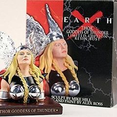 Marvel Earth X Female Thor Goddess of Thunder Bust Design by Alex Ross