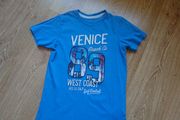 SALE E1  Blue Venice Top.  Age 11-12