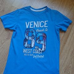 SALE E1  Blue Venice Top.  Age 11-12