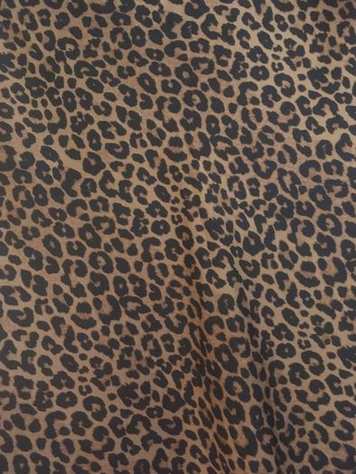 Satin Animal Print Maxi Skirt New