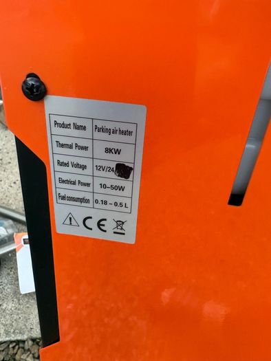 New 8KW 12V 24V Diesel Air Heater Parking Diesel Heater Cab Heater Automotive Air Heater Vehicle Cabin Warmer With Remote Control Automatic Shutdown Protection For Car Truck