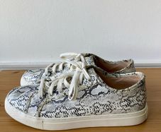 Cortefiel womens leather sneakers, uk 6.5