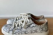 Cortefiel womens leather sneakers, 6.5/40