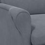 Armchair Dark Grey Velvet Image 7