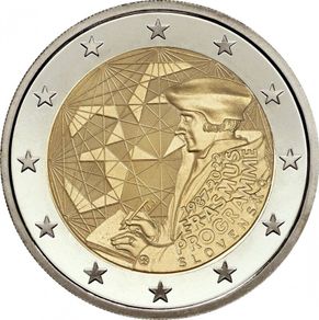 Slovakia 2 Euro Commemorative Coin 2022 - Erasmus. Uncirculated.