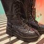 2 pairs of Customised doc style boots Image 4