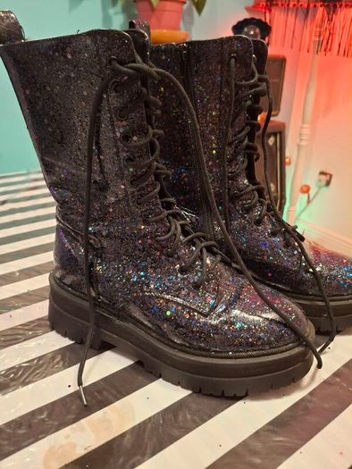 2 pairs of Customised doc style boots