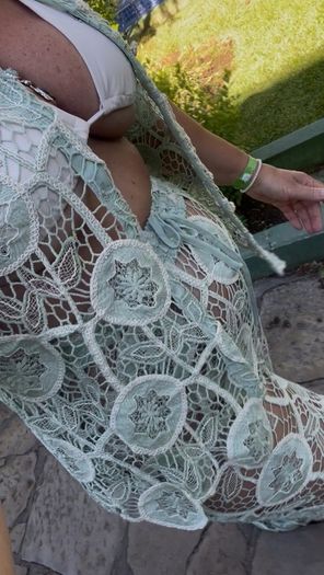 two piece crochet trousers and shirt