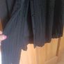 Black Short-Sleeved Midi Dress Image 2