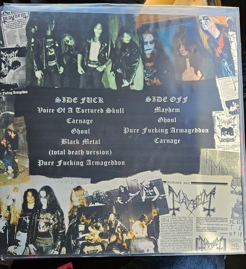 Mayhem "Pure Fucking Armageddon 1986 Demos" Vinyl Album