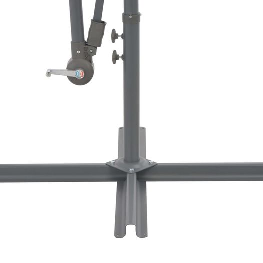 Cantilever Umbrella with Aluminium Pole 350 cm Blue ID: 134