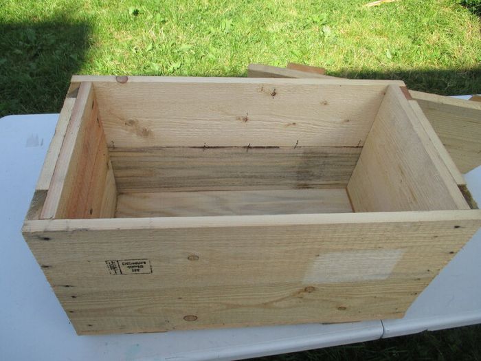 wooden box