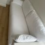 IKEA 3 seater white sofa - excellent condition Image 3