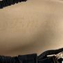 Ladies Black & Gold Low wedge Sandals from Evans Image 2