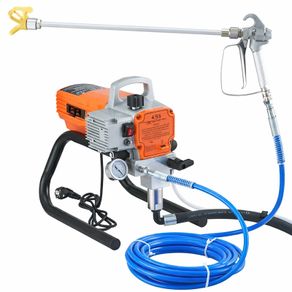 High Pressure Airless Wall Paint Spray Gun Sprayerr Machine Spraying 1800W