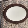 Antique Large Hand carved Wooden Mirror Image 8