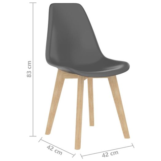 5 Piece Dining Set Grey
