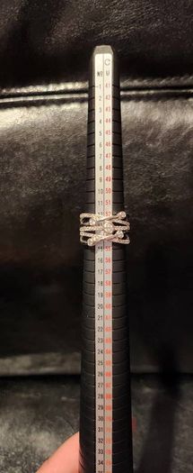 Adara 9ct White Gold 0.75ct Natural Diamond Ring