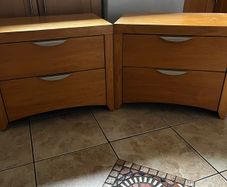 Two bedside lockers