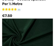 5.5m Jersey Cotton Material