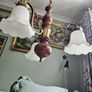 Three-Arm Chandelier, Made in Italy, Mid-20th Century Image 6