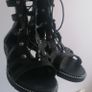 sandals gladiator style zip open at back size 6 Image 4