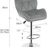 2 x bar stools faux leather FREE DELIVERY Image 4