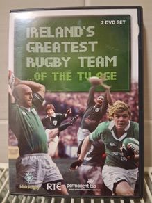 Ireland Rugby Greatest Team Of The T.V. Age. Official IRFU RTE Double Disc DVD Set. Collect In Dublin Or Receive Via Post.