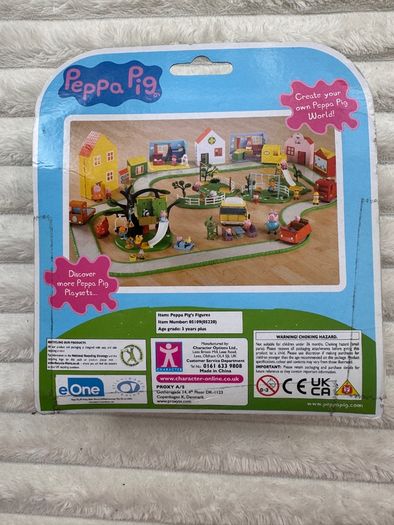 Peppa Pig's Pig 5 collectible figures Please see photos