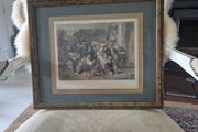 Vintage Engraving Print The Seven Ages Of Man