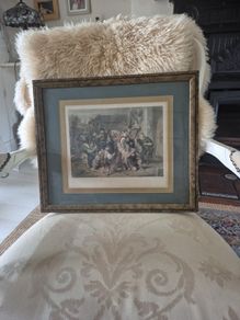 Vintage Engraving Print The Seven Ages Of Man