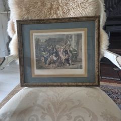 Vintage Engraving Print The Seven Ages Of Man