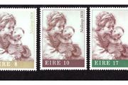 1978 Ireland Christmas: "The Virgin and Child" (Guercino) Commemorative Stamps Mint Never Hinged (MNH)