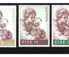 1978 Ireland Christmas: "The Virgin and Child" (Guercino) Commemorative Stamps Mint Never Hinged (MNH)