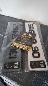3D gel & 4d number plates