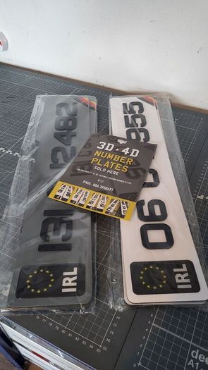 3D gel & 4d number plates