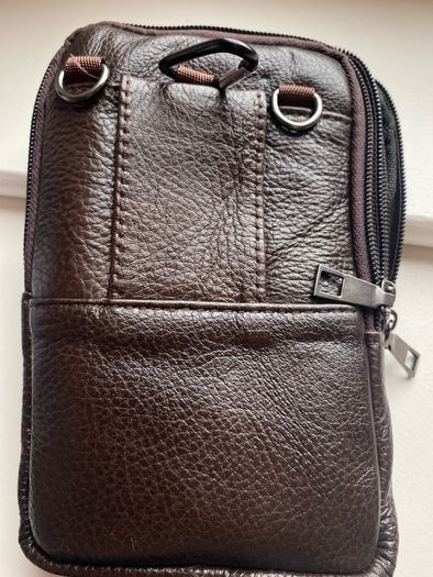 NEW-Leather Shoulder/ Waist Bag